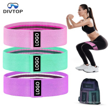 Non Slip Booty Resistance Bands Hip Bands, Women Yoga Legs Butt Fabric Fitness Gym Bands-